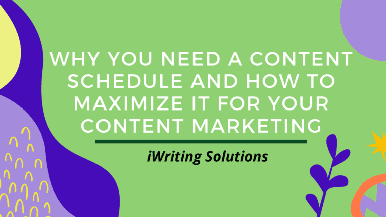 Why You Need a Content Schedule and How to Maximize It