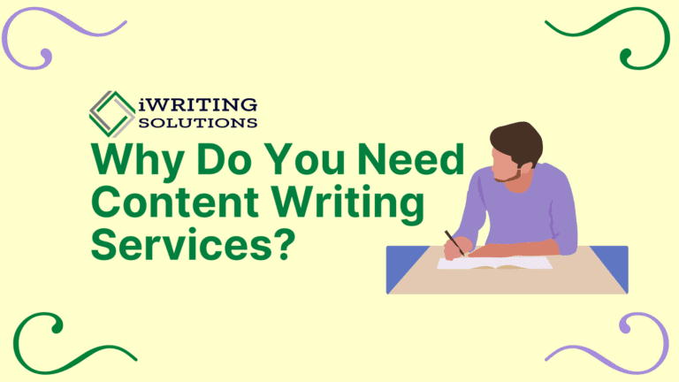 Why Do You Need Content Writing Services
