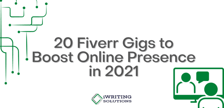 20 Fiverr Gigs to Boost Online Presence in 2021