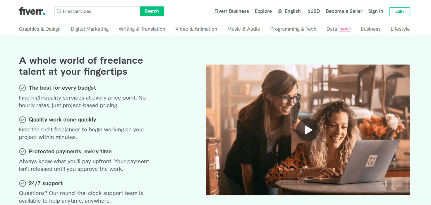 how does fiverr works