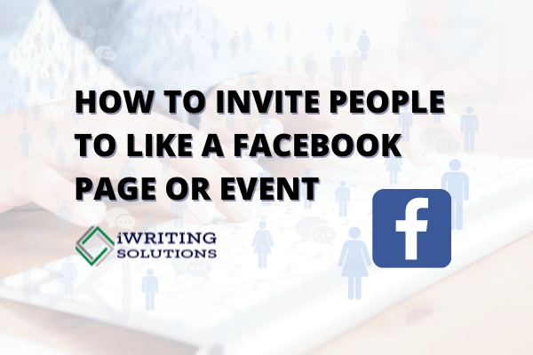How to Invite People to Like an FB Page Event