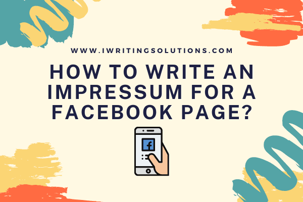 How to Write an Impressum for a Facebook Page